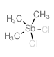 Antimony,dichlorotrimethyl- Structure
