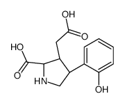 4-(2-hydroxyphenyl)-2-carboxy-3-pyrrolidineacetic acid Structure