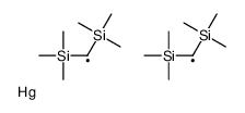 bis[bis(trimethylsilyl)methyl]mercury Structure