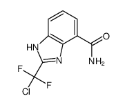 2-[chloro(difluoro)methyl]-1H-benzimidazole-4-carboxamide Structure