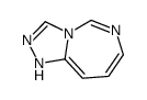 1H-1,2,4-Triazolo[4,3-c][1,3]diazepine(9CI) structure
