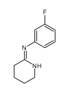 (Z)-3-fluoro-N-(piperidin-2-ylidene)aniline Structure