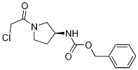 [(S)-1-(2-Chloro-acetyl)-pyrrolidin-3-yl]-carbaMic acid benzyl ester Structure