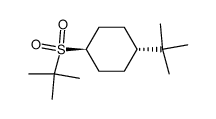 trans-4-tert-butyl-1-(tert-butylsulfonyl)cyclohexane Structure