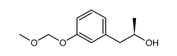 (R)-1-(3-(methoxymethoxy)phenyl)propan-2-ol结构式