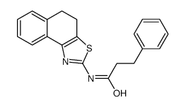 N-(4,5-dihydrobenzo[e][1,3]benzothiazol-2-yl)-3-phenylpropanamide Structure