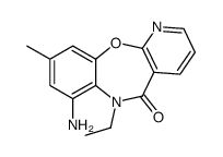 7-amino-6-ethyl-9-methylpyrido[2,3-b][1,5]benzoxazepin-5-one Structure