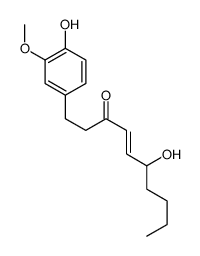 6-hydroxy-1-(4-hydroxy-3-methoxyphenyl)dec-4-en-3-one Structure