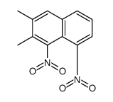 2,3-dimethyl-1,8-dinitronaphthalene结构式