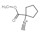methyl-1-isocyano-1-cyclopentancarboxyalate结构式