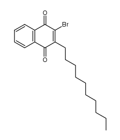 2-bromo-3-decyl-1,4-naphthoquinone Structure