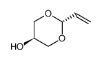 trans-2-vinyl-1,3-dioxan-5-ol结构式
