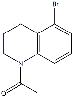 1-(5-bromo-3,4-dihydroquinolin-1(2H)-yl)ethanone结构式