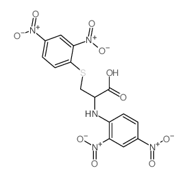 L-Cysteine,N,S-bis(2,4-dinitrophenyl)- Structure