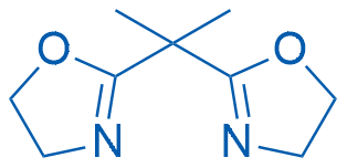 2,2'-(Propane-2,2-diyl)bis(4,5-dihydrooxazole) structure