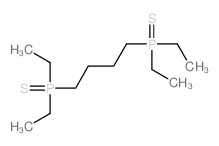 Phosphine sulfide,[4-(diethylphosphinothioyl)butyl]diethyl-结构式