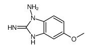 1H-Benzimidazole-1,2-diamine,5-methoxy-(9CI) structure