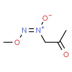 2-Propanone, 1-(methoxy-NNO-azoxy)- (9CI) Structure