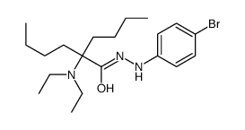 N'-(4-bromophenyl)-2-butyl-2-(diethylamino)hexanehydrazide结构式