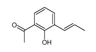 1-{2-hydroxy-3-[(1E)-prop-1-en-1-yl]phenyl}ethanone Structure