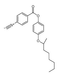 [4-[(2R)-octan-2-yl]oxyphenyl] 4-isocyanobenzoate Structure