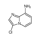 3-氯-咪唑并[1,2-a]吡啶-8-胺结构式