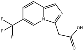 2-(6-(Trifluoromethyl)imidazo[1,5-a]pyridin-3-yl)acetic acid Structure