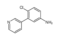 4-chloro-3-(3-pyridyl)aniline Structure