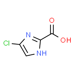 4-氯-1H-咪唑-2-羧酸结构式