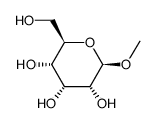 .beta.-D-Allopyranoside, methyl structure