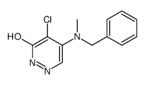 4-[benzyl(methyl)amino]-5-chloro-1H-pyridazin-6-one Structure