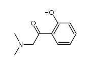 2-dimethylamino-1-(2-hydroxy-phenyl)-ethanone结构式