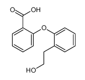 2-[2-(2-hydroxyethyl)phenoxy]benzoic acid Structure