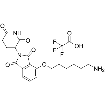 Thalidomide-O-C6-NH2 TFA图片