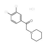 Ethanone,1-(3,4-dichlorophenyl)-2-(1-piperidinyl)-, hydrochloride (1:1) picture
