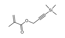 3-TRIMETHYLSILYLPROPARGYLMETHACRYLATE structure