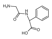 (+/-)-glycylamino-phenyl-acetic acid Structure