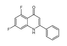 5,7-Difluoro-4-hydroxy-2-phenylquinoline structure