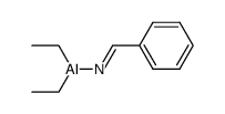 N-Benzylidenamino-diethyl-aluminium结构式