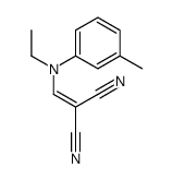 2-[(N-ethyl-3-methylanilino)methylidene]propanedinitrile Structure