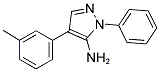 2-PHENYL-4-M-TOLYL-2H-PYRAZOL-3-YLAMINE结构式
