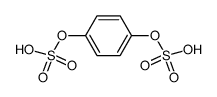 1,4-bis-sulfooxy-benzene Structure