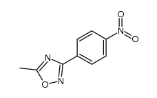 5-甲基-3-(4-硝基苯基)恶二唑结构式