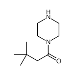 Piperazine, 1-(3,3-dimethyl-1-oxobutyl)- (9CI) Structure