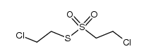 S-2-chloroethyl 2-chloroethanethiosulphonate Structure