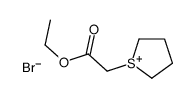 1-(2-ethoxy-2-oxoethyl)tetrahydrothiophenium bromide structure