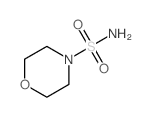 4-Morpholinesulfonamide Structure