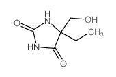 2,4-Imidazolidinedione,5-ethyl-5-(hydroxymethyl)- picture