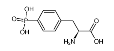 4-Phosphono-L-phenylalanine结构式