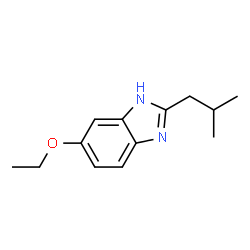 1H-Benzimidazole,5-ethoxy-2-(2-methylpropyl)-(9CI) Structure